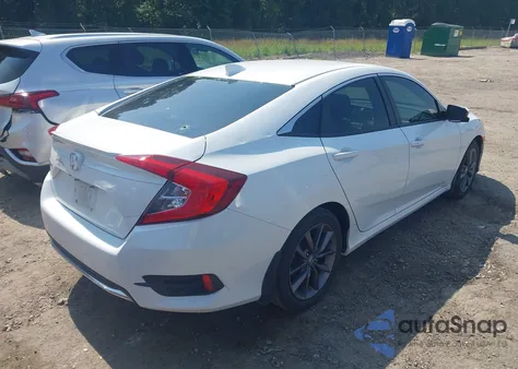 2020 Honda Civic Ex-L из США, поврежденный, VIN 19XFC1F76LE022608